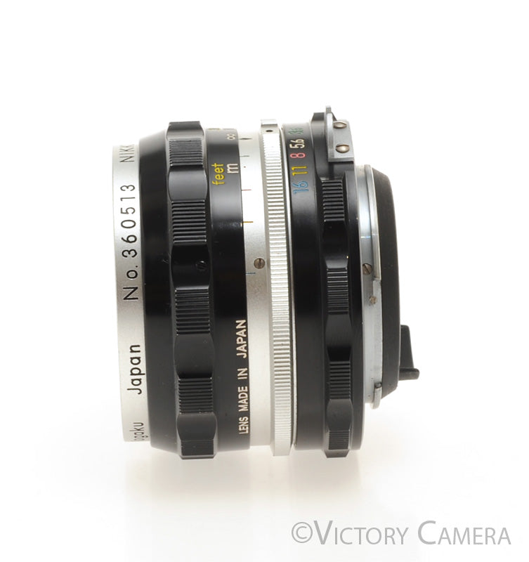 Nikon Nikkor-H 2.8cm 28mm f3.5 non-AI Manual Focus Lens -Light Marks- [GOOD] - Victory Camera