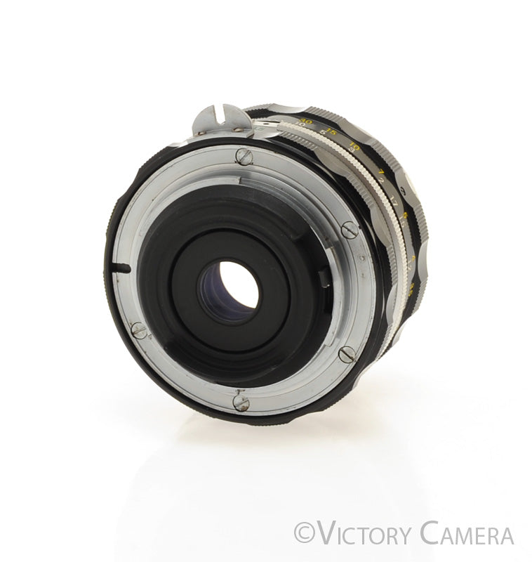 Nikon Nikkor-H 2.8cm 28mm f3.5 non-AI Manual Focus Lens -Light Marks- [GOOD] - Victory Camera