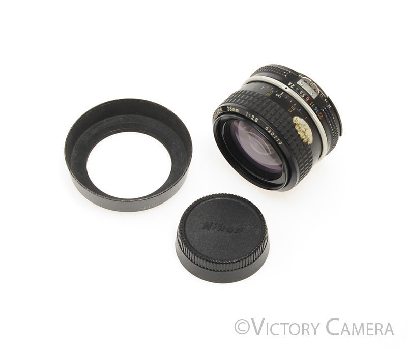 Nikon Nikkor 28mm f2.8 AI Manual Focus Wide Angle Prime Lens [EXC] - Victory Camera