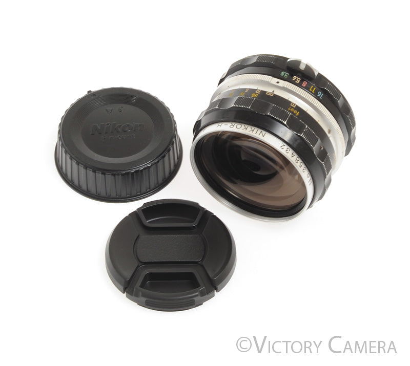 Nikon Nikkor-H 2.8cm 28mm f3.5 non-AI Wide Angle Lens [EXC+] - Victory Camera