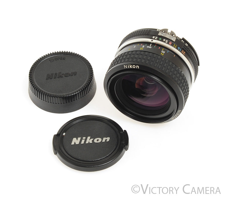 Nikon Nikkor 28mm f2.8 AI Manual Focus Wide Angle Prime Lens  [MINT] - Victory Camera