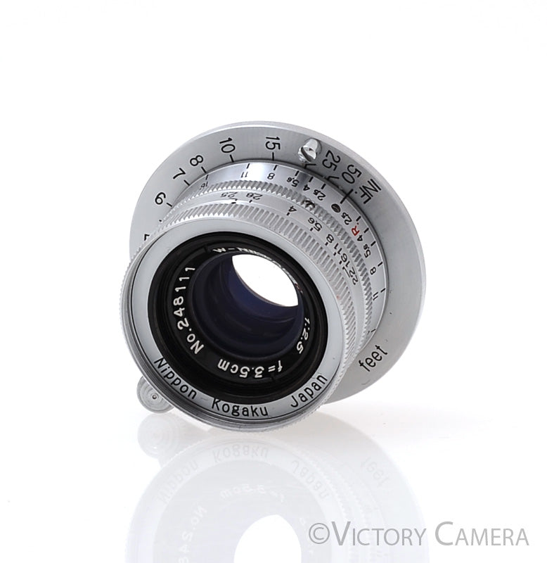 Nippon Kogaku W-Nikkor.C 3.5cm 35mm f2.5 for LTM  [EXC-] - Victory Camera