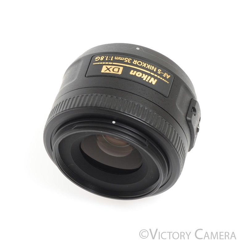 Nikon Nikkor AF-S 35mm f1.8 G DX Wide Angle Prime Lens -Clean w/ Shade- - Victory Camera