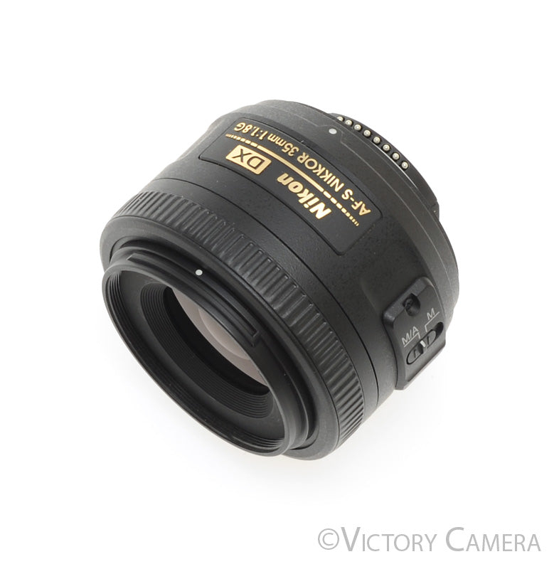 Nikon Nikkor AF-S 35mm f1.8 G DX Wide Angle Prime Lens w/ Shade [EXC+] - Victory Camera