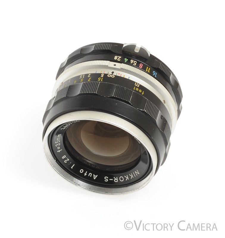 Nikon Nikkor-S 35mm f2.8 Non-AI Wide Angle Lens [GOOD] - Victory Camera