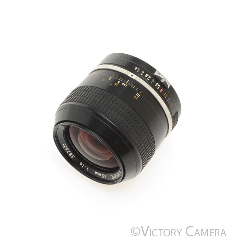 Nikon Nikkor 35mm f1.4 Non-AI Wide Angle Lens  [EXC]