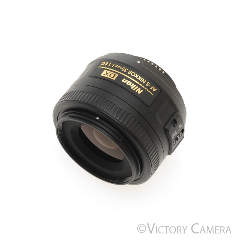 Nikon Nikkor AF-S 35mm f1.8 G DX Wide Angle Prime Lens w/ Shade [MINT-] - Victory Camera