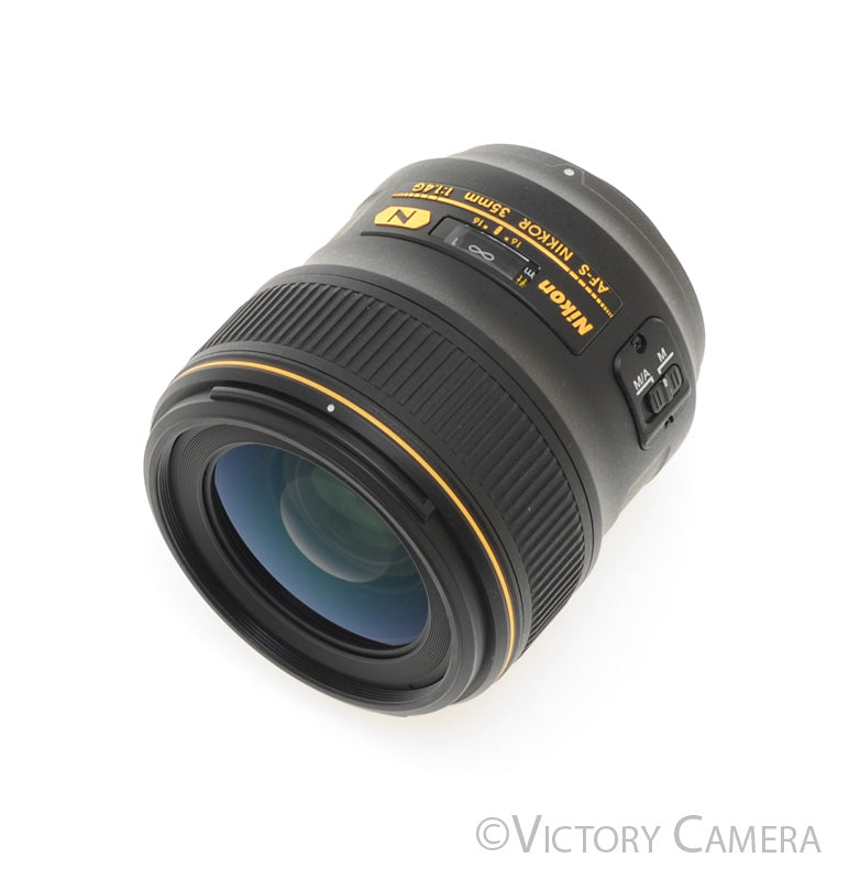 Nikon Nikkor AF-S 35mm f1.4 G N FAST Wide Angle Prime Lens [MINT] - Victory Camera