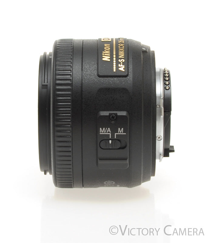 Nikon Nikkor AF-S 35mm f1.8 G DX Wide Angle Prime Lens w/ Shade [EXC+] - Victory Camera