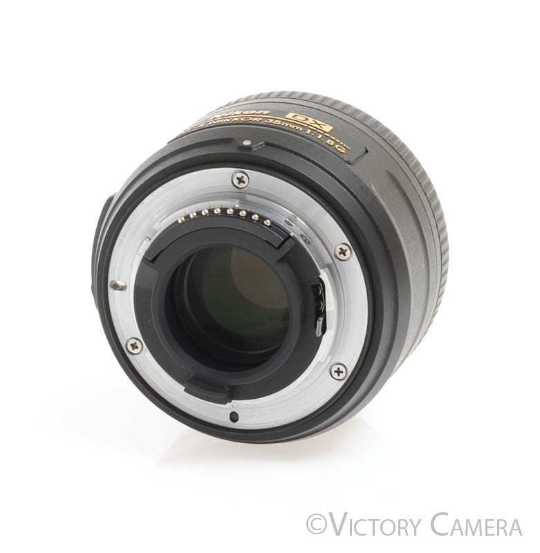 Nikon Nikkor AF-S 35mm f1.8 G DX Wide Angle Prime Lens -Clean w/ Shade- - Victory Camera