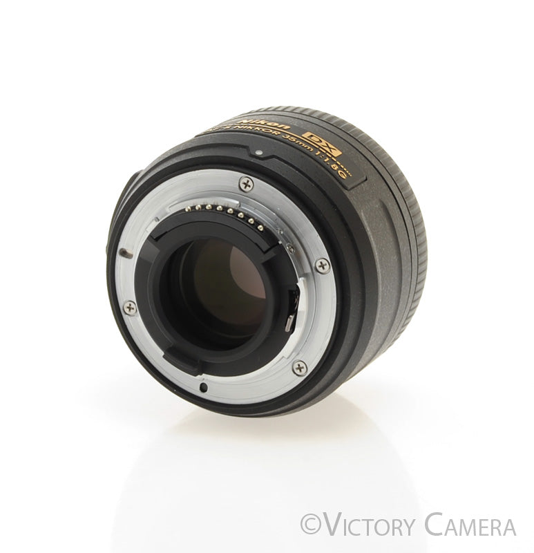 Nikon Nikkor AF-S 35mm f1.8 G DX Wide Angle Prime Lens w/ Shade [MINT-] - Victory Camera