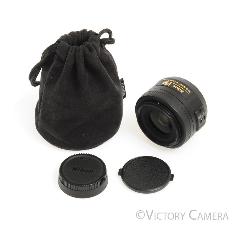 Nikon Nikkor AF-S 35mm f1.8 G DX Wide Angle Prime Lens  [EXC+] - Victory Camera