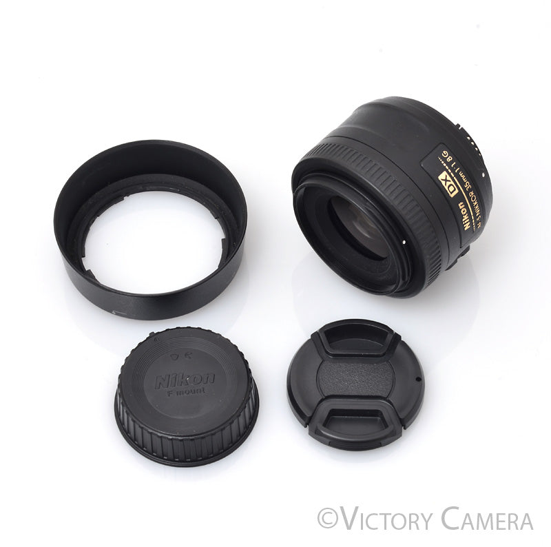 Nikon Nikkor AF-S 35mm f1.8 G DX Wide Angle Prime Lens [EXC+] - Victory Camera