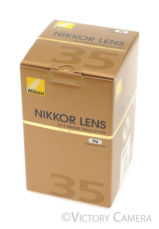 Nikon Nikkor AF-S 35mm f1.4 G N FAST Wide Angle Prime Lens [MINT] - Victory Camera