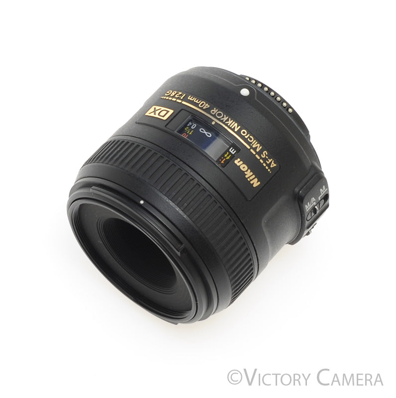 Nikon Micro Nikkor AF-S 40mm f2.8 G DX 1:1 Macro Prime Lens w/ Shade [MINT-] - Victory Camera