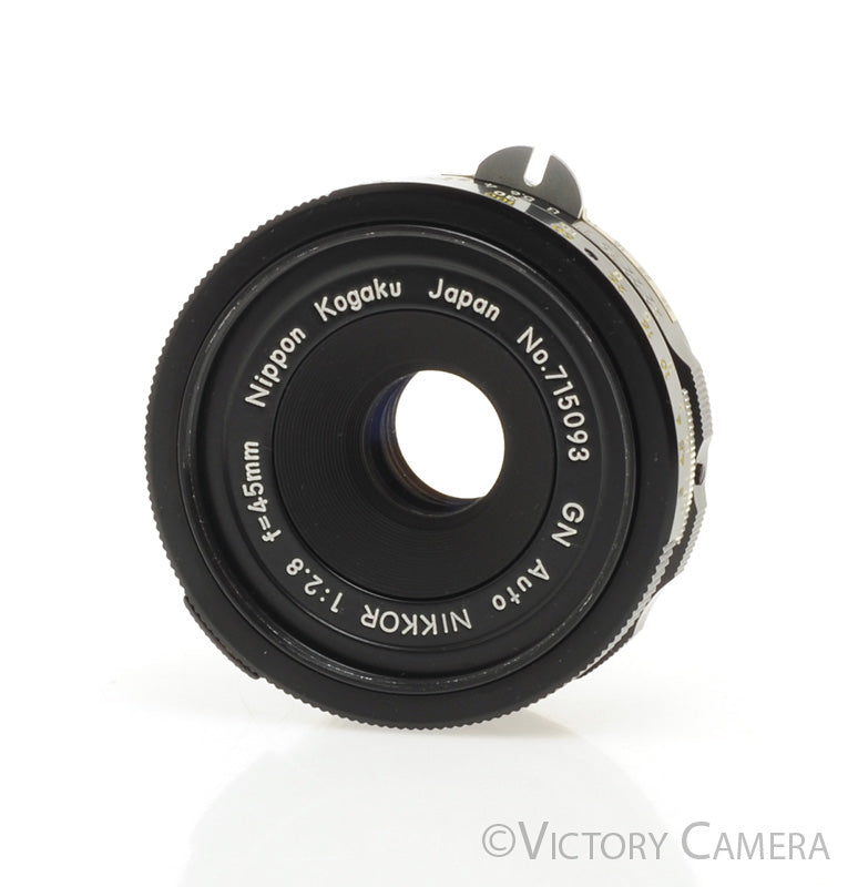 Nikon 45mm f2.8 GN Guide Number AI&#39;d Prime Lens [EXC] - Victory Camera