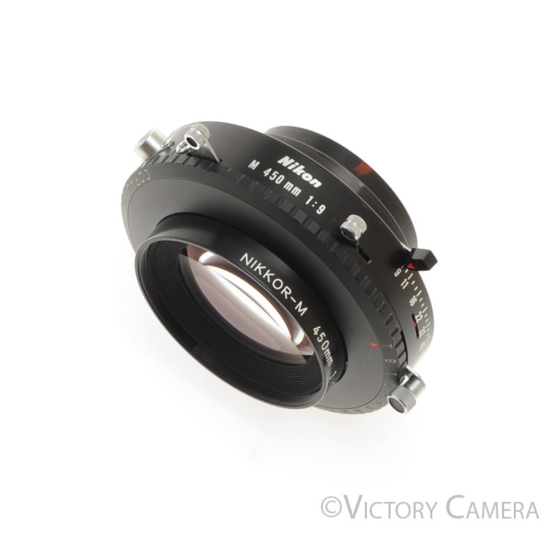 Nikon Nikkor-M 450mm f9 Large Format 8x10 Lens in Copal #3 Shutter [EXC+] - Victory Camera