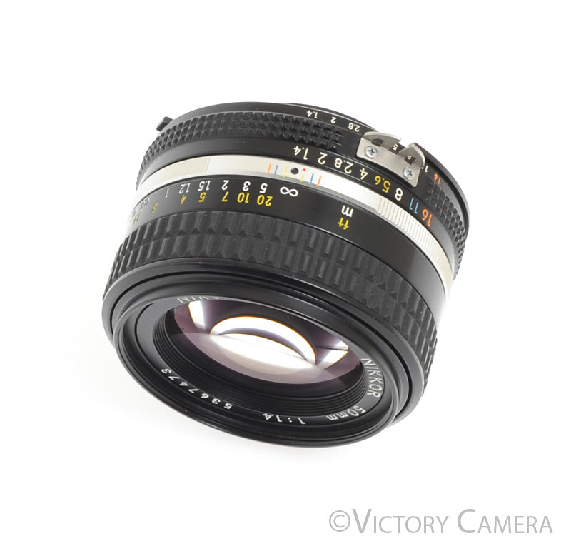 Nikon Nikkor 50mm F1.4 AI-S Manual Focus Prime Lens -Clean- - Victory Camera