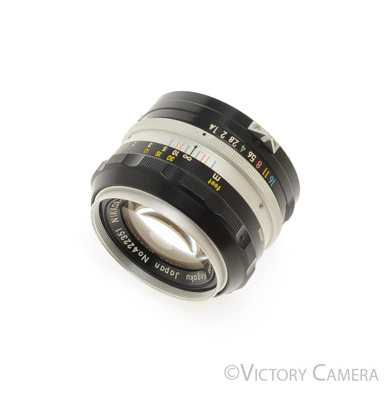 Nikon Nikkor-S.C 50mm f1.4 Non-Ai Manual Focus Lens [EXC+] - Victory Camera