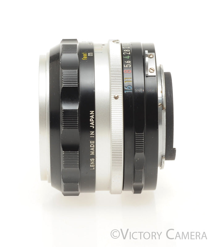 Nikon Nikkor-S 50mm f1.4 Non-Ai Manual Focus Lens w/ Shade + Case [EXC+] - Victory Camera