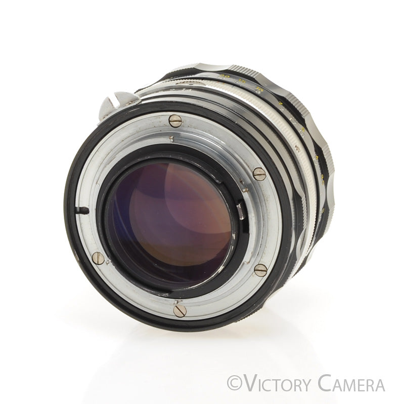 Nikon Nikkor-S 50mm f1.4 Non-Ai Manual Focus Lens w/ Shade + Case [EXC+] - Victory Camera