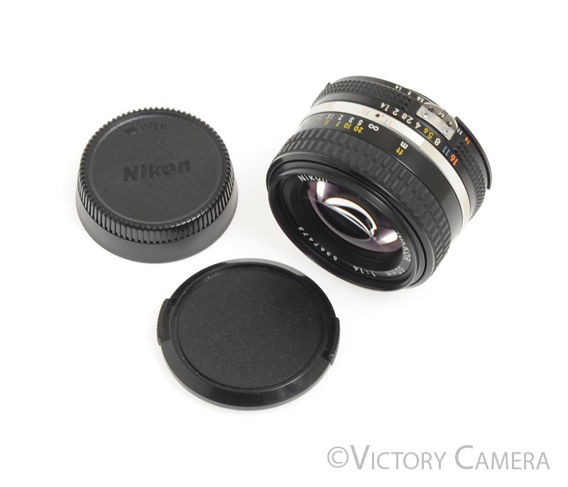 Nikon Nikkor 50mm F1.4 AI-S Manual Focus Prime Lens -Clean- - Victory Camera