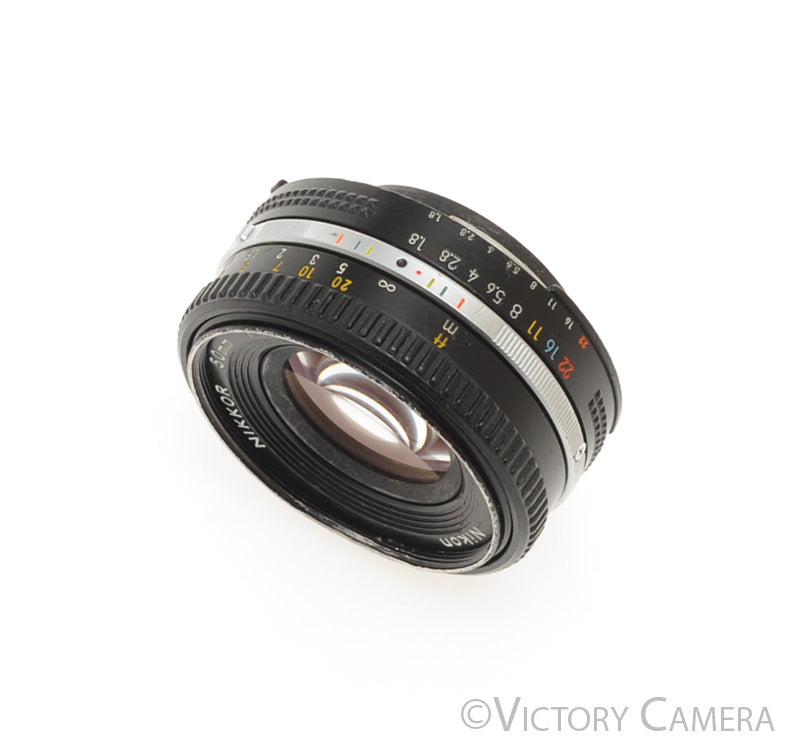 Nikon Nikkor 50mm f1.8 AI-S Pancake Lens [BAR] - Victory Camera