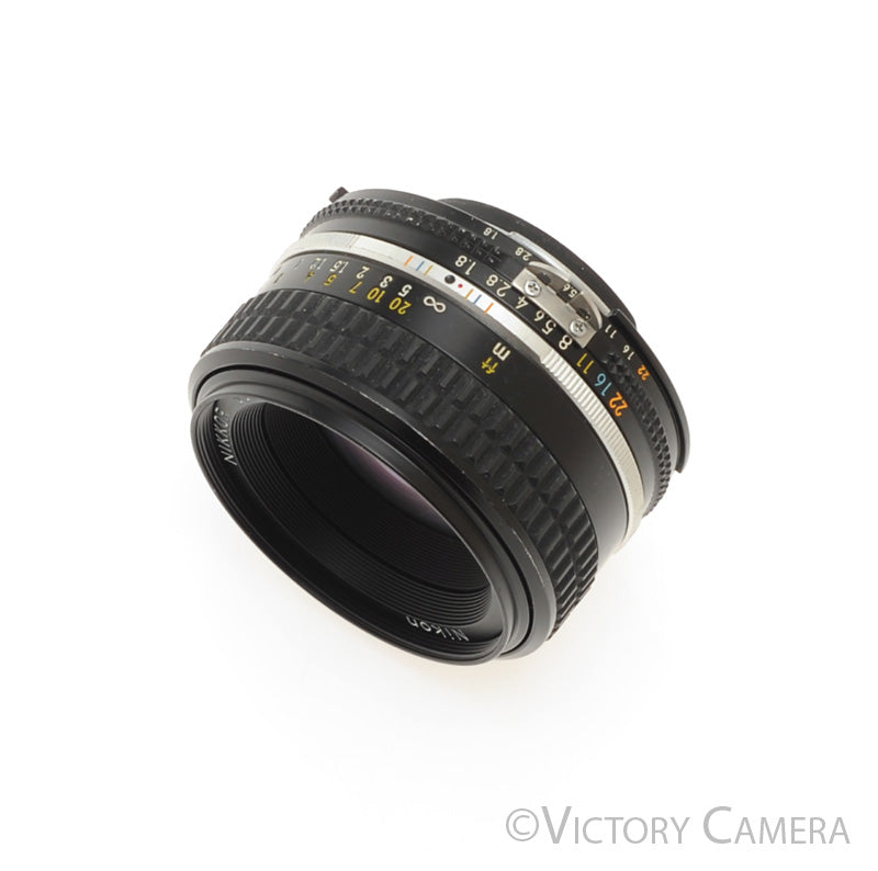 Nikon Nikkor 50mm F1.8 AI-S Manual Lens III -Long Version- - Victory Camera