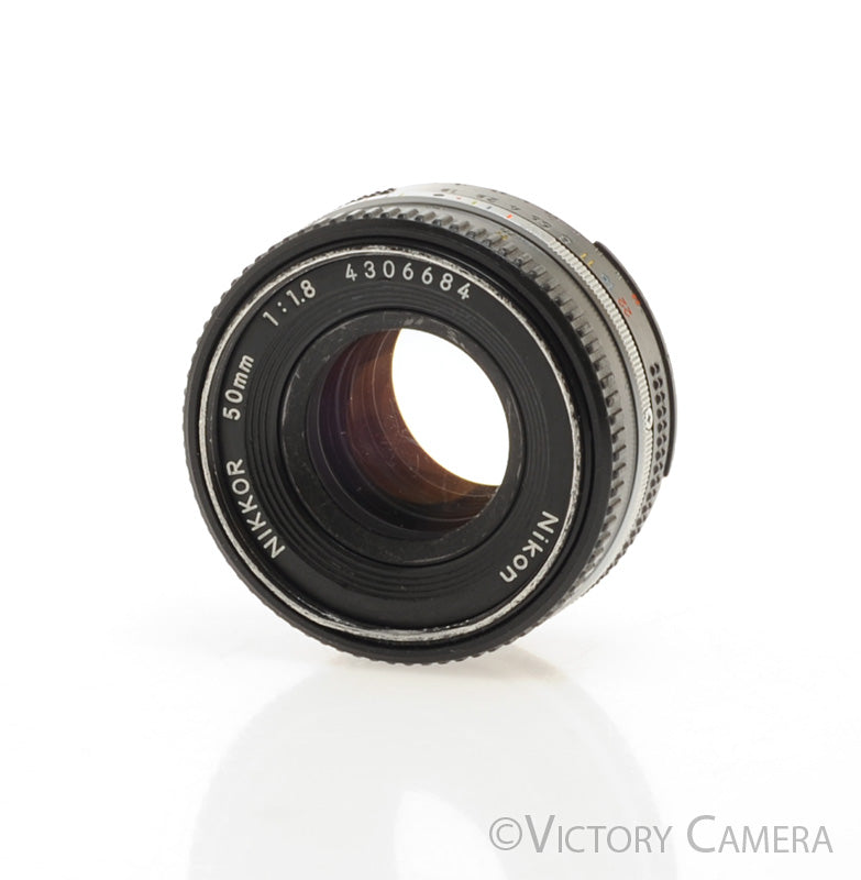 Nikon Nikkor 50mm f1.8 AI-S Pancake Lens [BAR] - Victory Camera