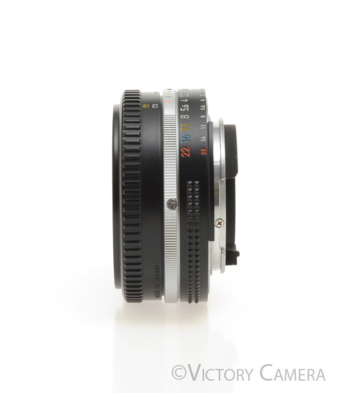 Nikon Nikkor 50mm f1.8 AI-S Pancake Lens [EXC+] - Victory Camera