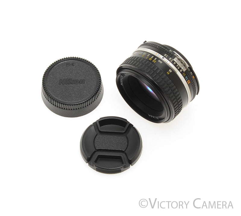 Nikon Nikkor 50mm F1.8 AI-S Manual Lens III -Long Version- - Victory Camera