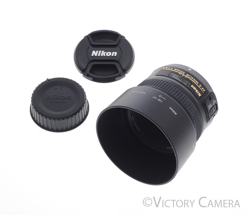 Nikon AF-S Nikkor 50mm f1.8 G Standard Prime Lens [EXC+] - Victory Camera