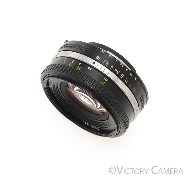 Nikon Nikkor 50mm F1.8 AI-S Lens -Japan Only Pancake Version- [EXC] - Victory Camera