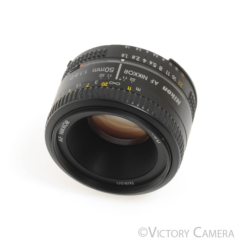 Nikon AF Nikkor 50mm F1.8 AF-D Autofocus Prime Lens  [EXC+] - Victory Camera