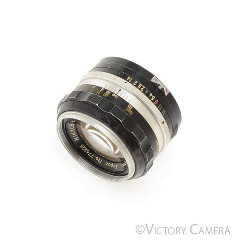 Nikon Nikkor-S 50mm f1.4 Non-Ai Manual Focus Lens [GOOD] - Victory Camera