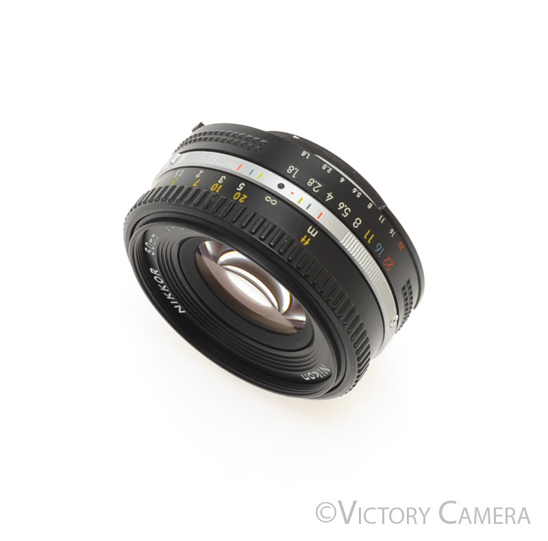 Nikon Nikkor 50mm F1.8 AI-S Lens - Pancake Version- [EXC] - Victory Camera
