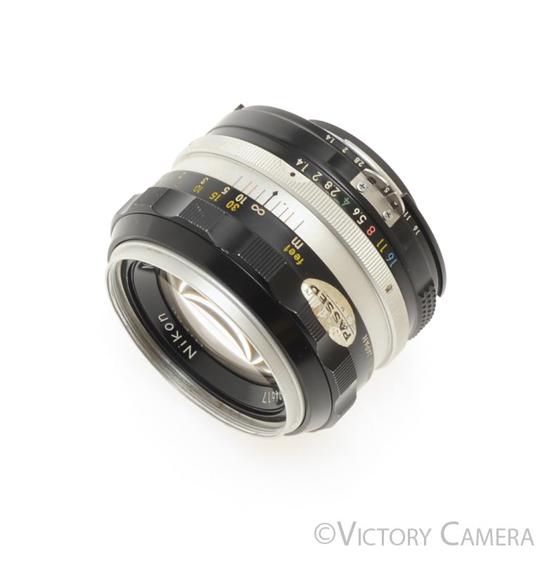 Nikon Nikkor-S.C 50mm F1.4 Prime Lens Factory AI'D [EXC-] - Victory Camera