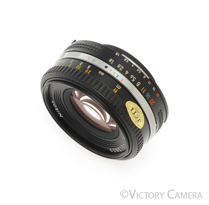 Nikon Nikko 50mm F1.8 AI-S Lens (pancake version) [EXC] - Victory Camera