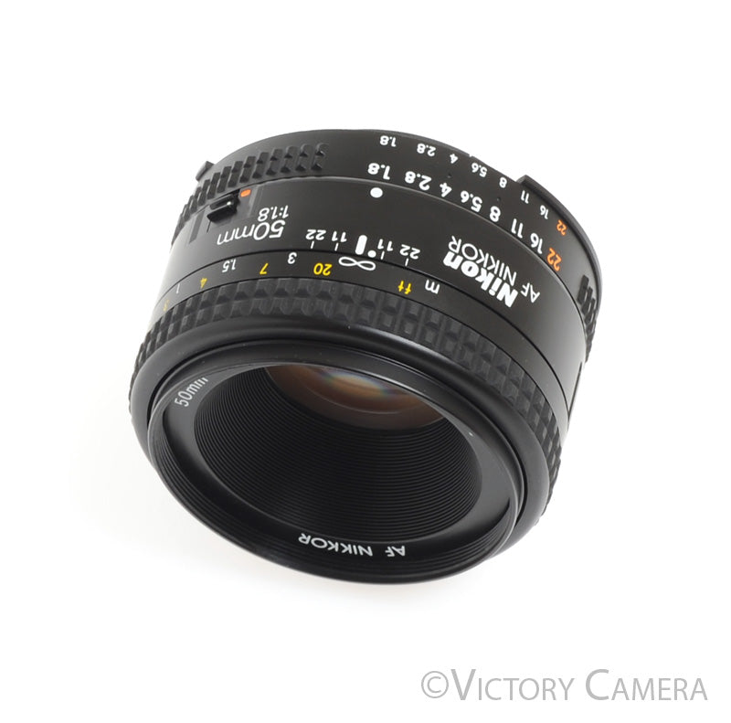 Nikon AF-Nikkor 50mm F1.8 Auto Focus Lens 2nd Generation -Clean- - Victory Camera
