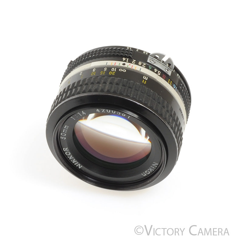 Nikon Nikkor 50mm F1.4 AI Manual Focus Standard Prime Lens [EX+] - Victory Camera