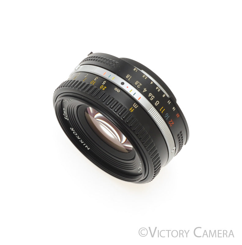 Nikon Nikkor 50mm F1.8 AI-S Lens -Japan Only Pancake Version- [EXC+] - Victory Camera