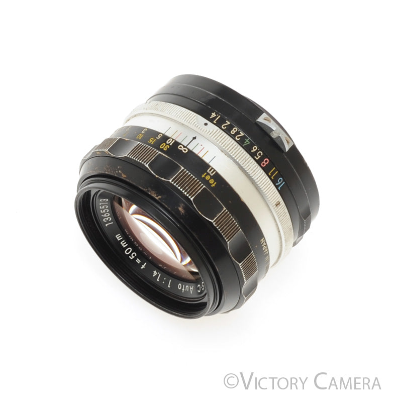 Nikon Nikkor-S.C 50mm f1.4 Non-Ai Manual Focus Lens  [EXC] - Victory Camera