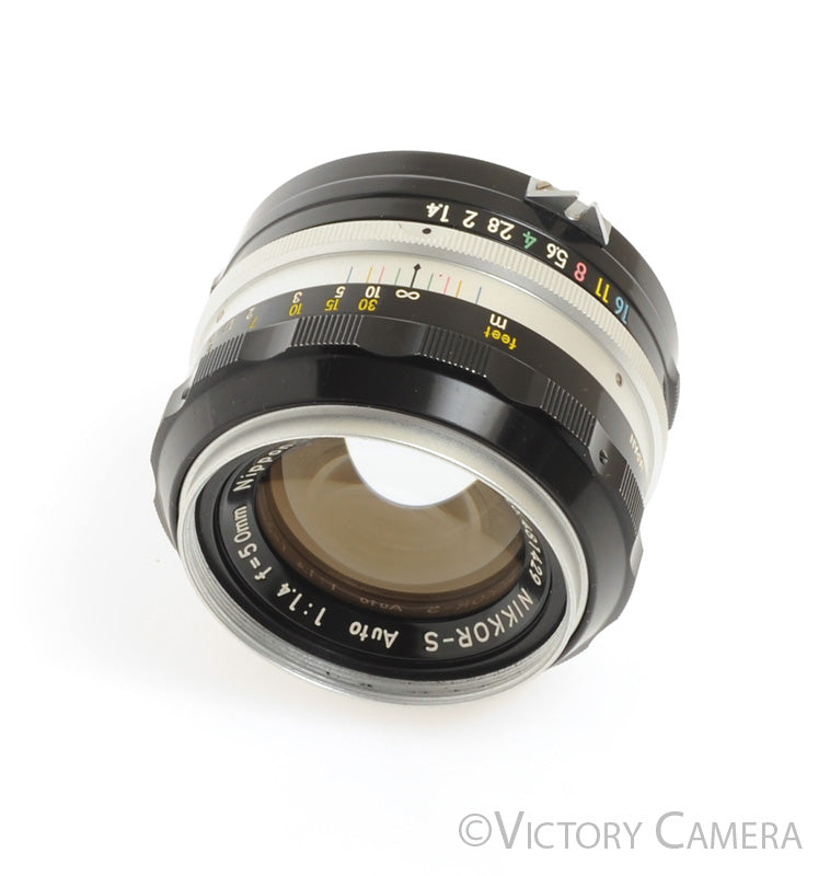 Nikon Nikkor-S 50mm f1.4 Non-Ai Manual Focus Lens [EXC] - Victory Camera