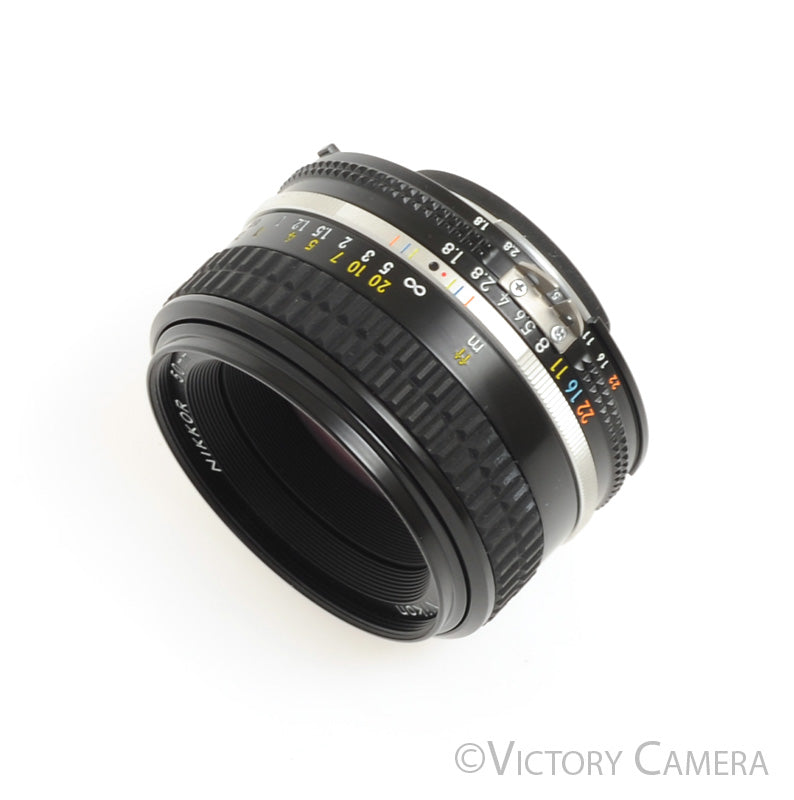 Nikon Nikkor 50mm F1.8 AI-S Manual Lens III (Long Version) [MINT] - Victory Camera