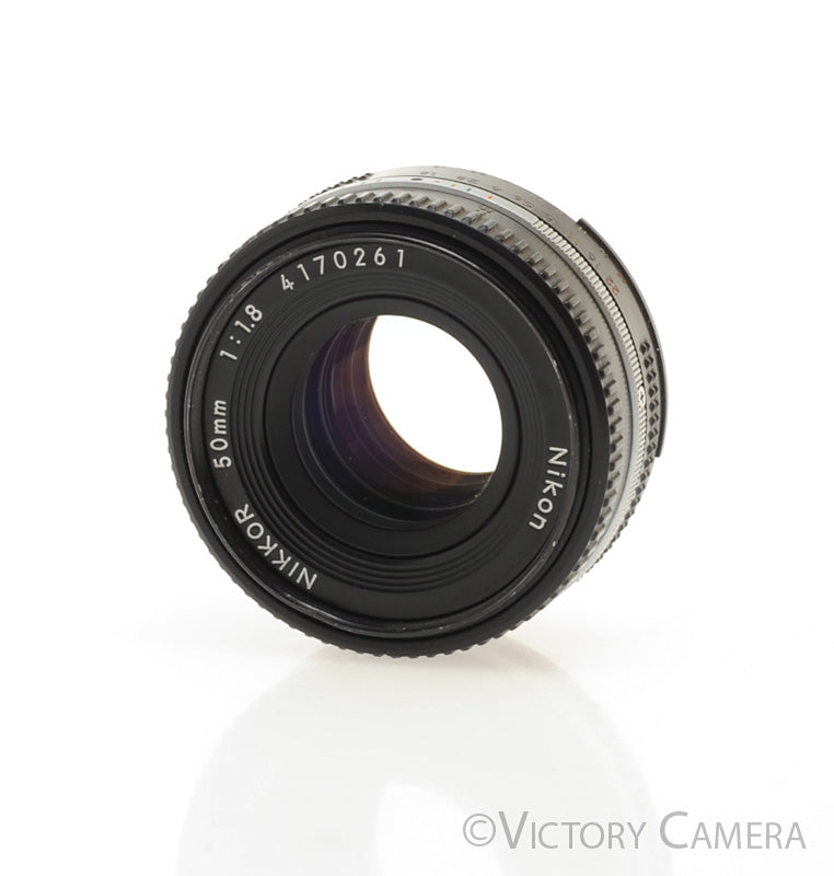 Nikon Nikkor 50mm F1.8 AI-S Lens -Japan Only Pancake Version- [EXC] - Victory Camera