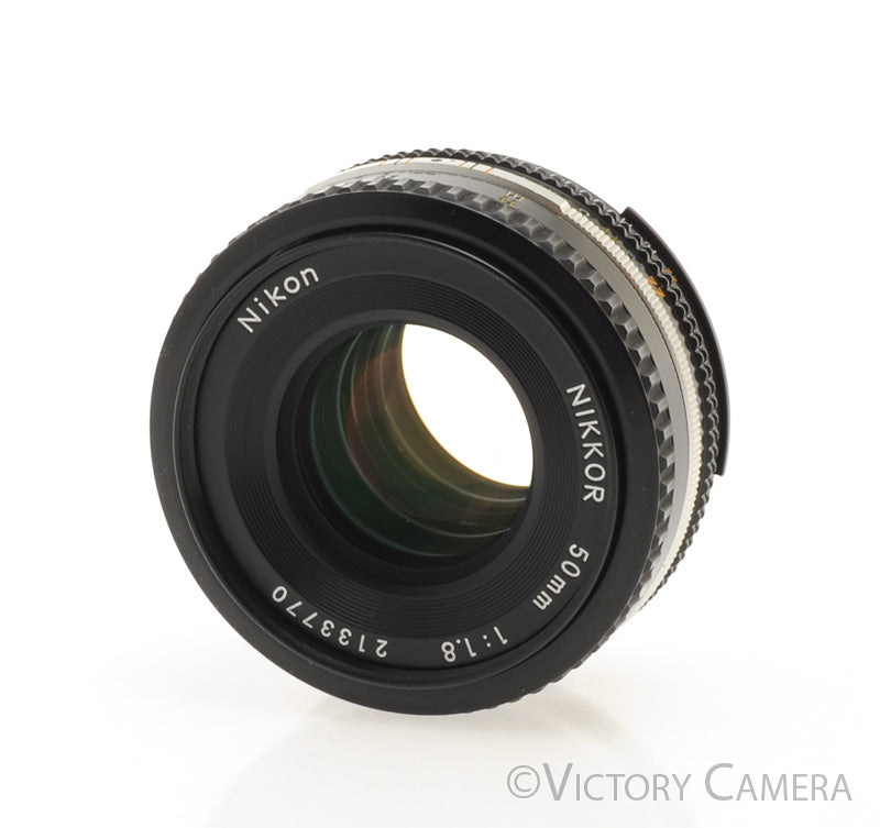 Nikon Nikkor 50mm F1.8 AI-S Lens (pancake version) [EXC+]