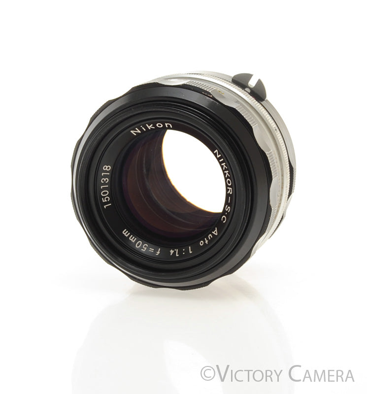 Nikon Nikkor-S.C 50mm f1.4 Non-Ai Manual Focus Lens [EXC] - Victory Camera