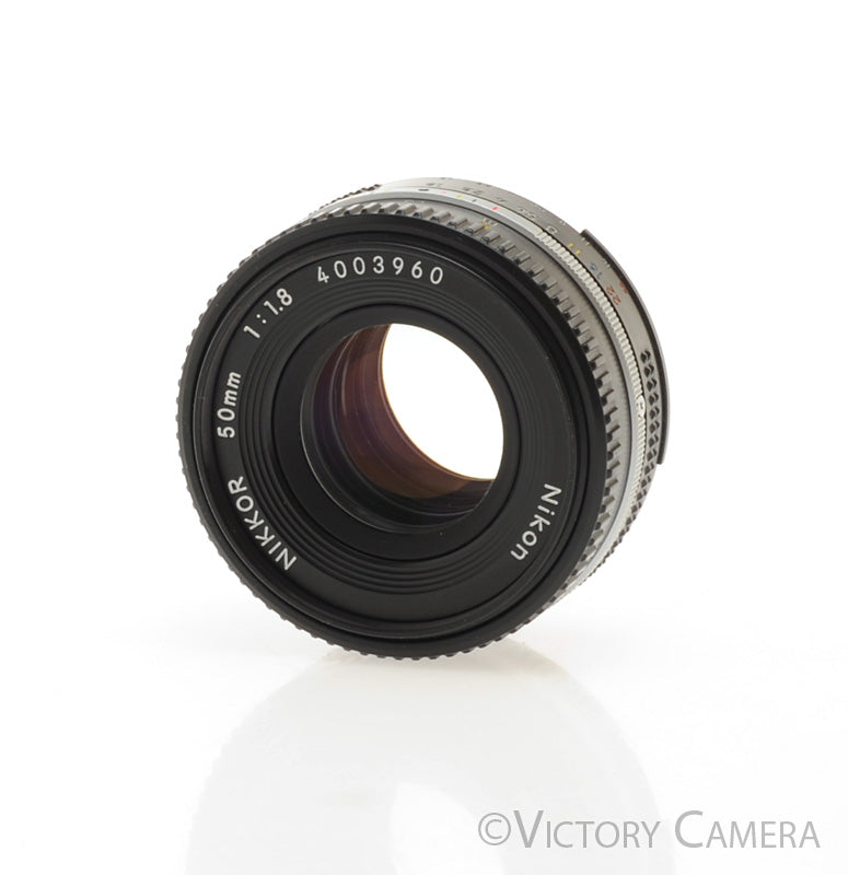 Nikon Nikkor 50mm F1.8 AI-S Lens - Pancake Version- [EXC] - Victory Camera