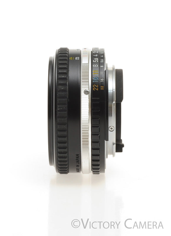 Nikon Nikkor 50mm F1.8 AI-S Lens -Japan Only Pancake Version-  [EXC+] - Victory Camera