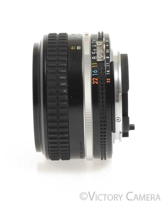 Nikon Nikkor 50mm F1.8 AI-S Manual Lens III (Long Version) [MINT] - Victory Camera
